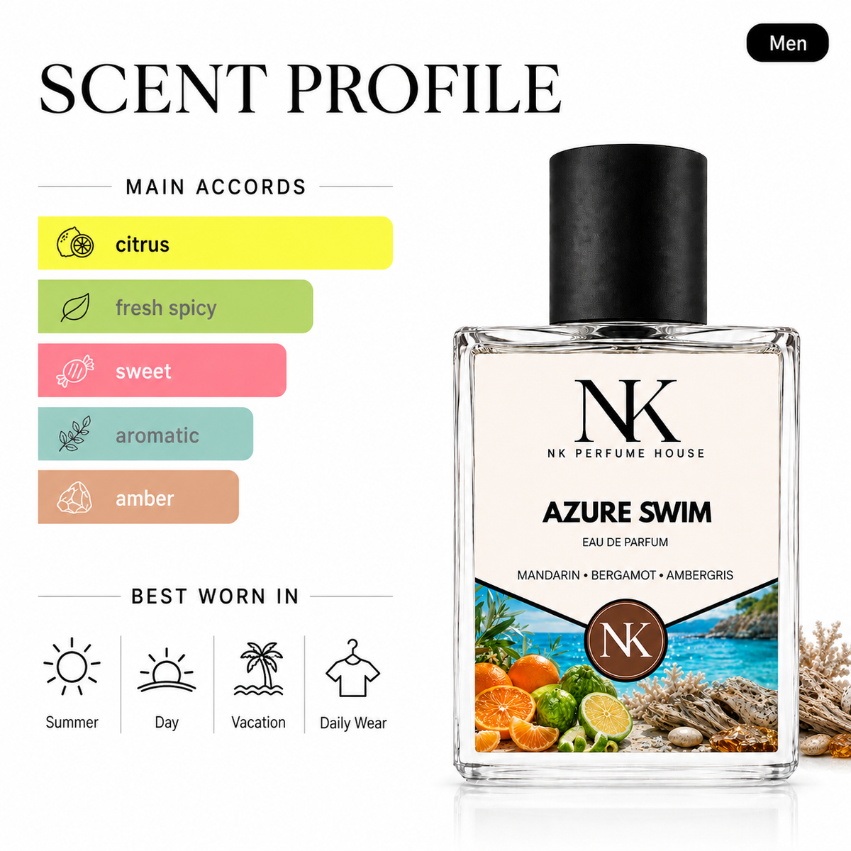 AZURE SWIM inspired by LV Afternoon Swim - EDP 50ml