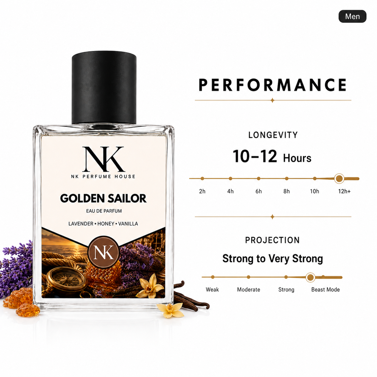 GOLDEN SAILOR inspired by Le Male Elixir - EDP 50ml