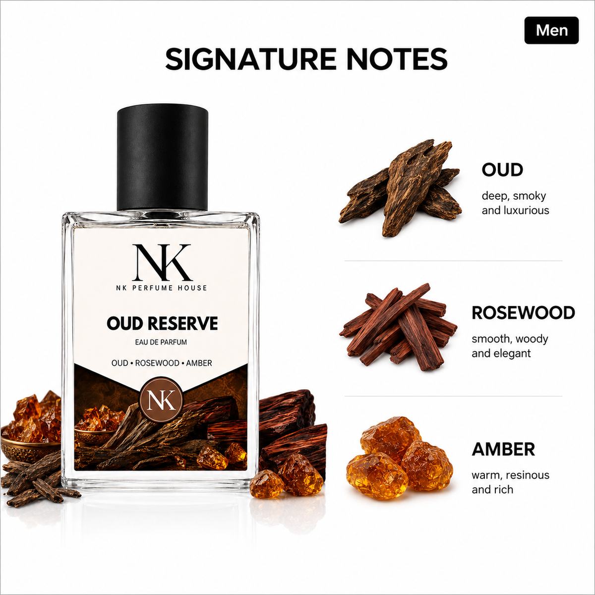 OUD RESERVE inspired by TF Oud Wood - EDP 50ml