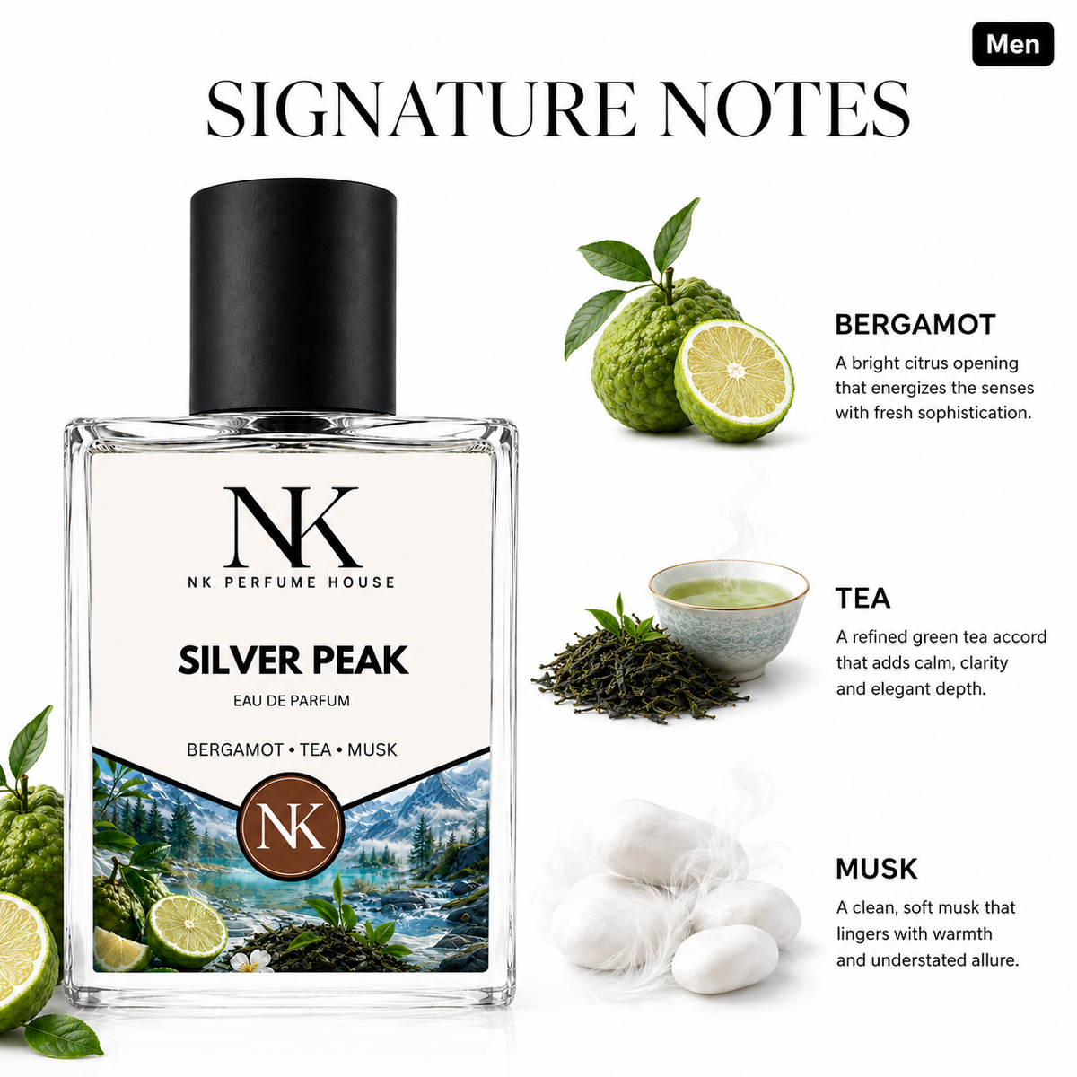 SILVER PEAK inspired by Silver Mountain Water - EDP 50ml