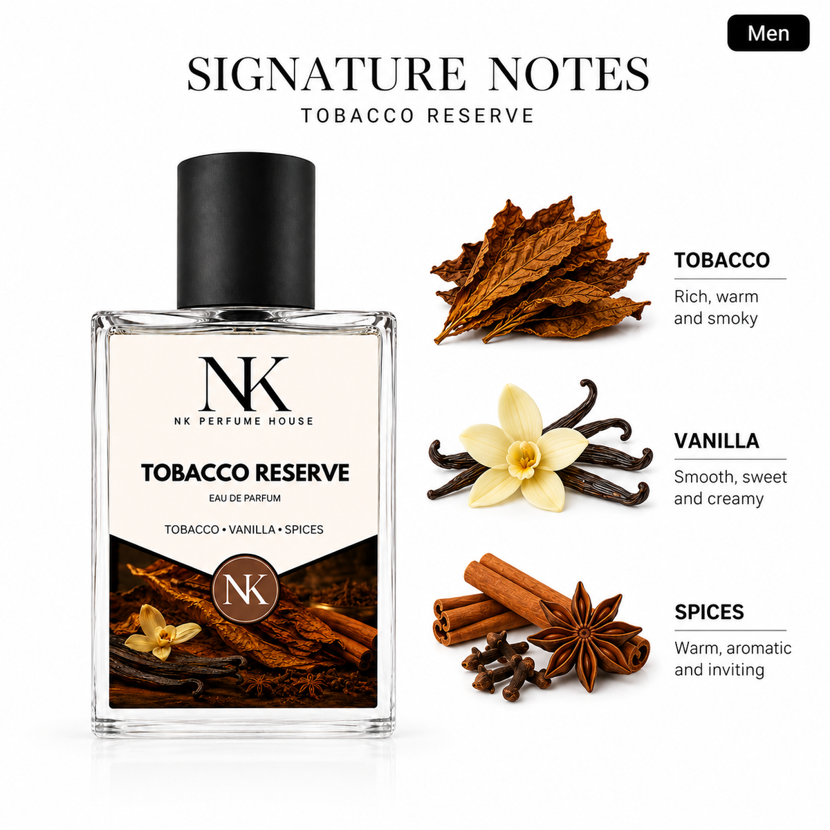 TOBACCO RESERVE inspired by Tobacco Vanille - EDP 50ml