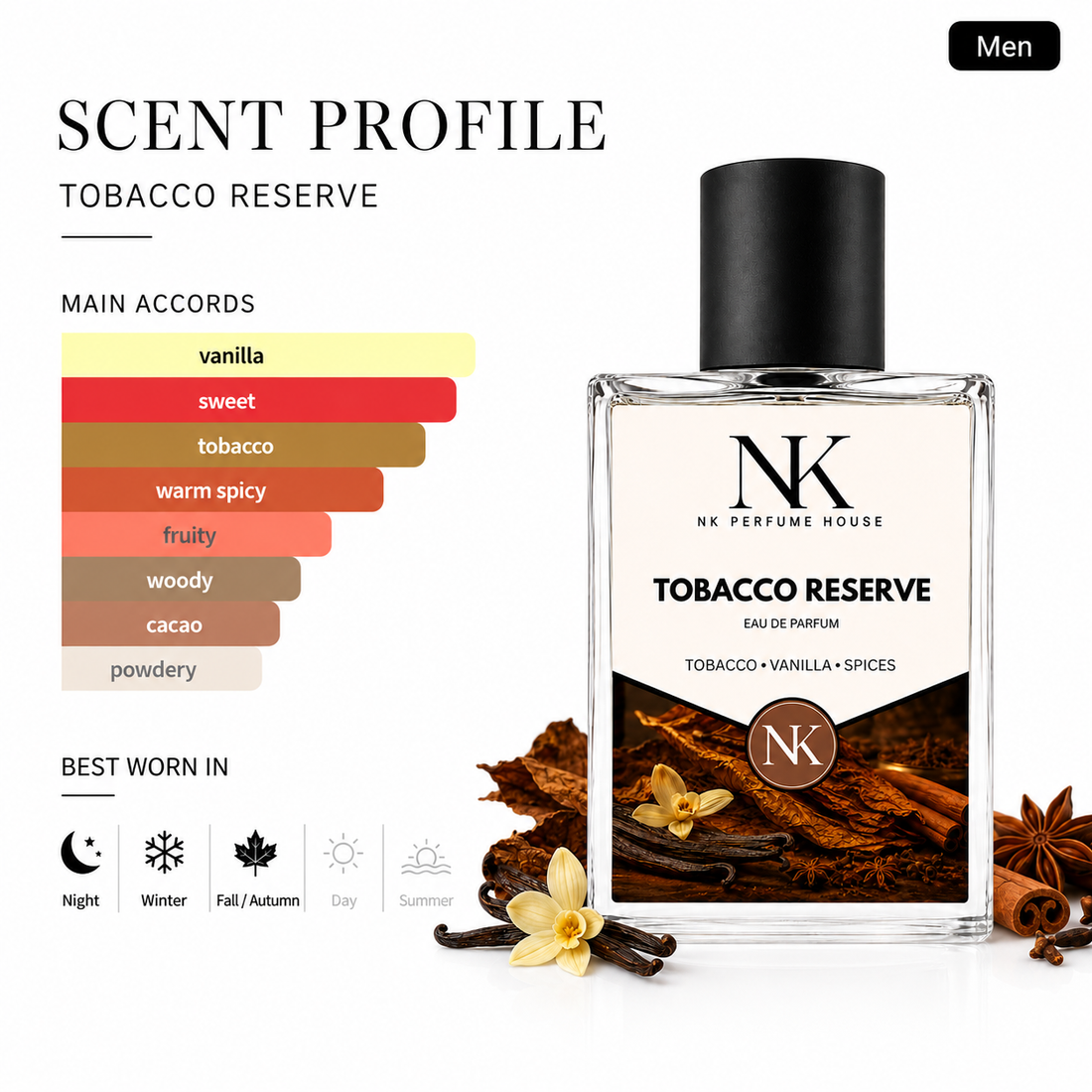 TOBACCO RESERVE inspired by Tobacco Vanille - EDP 50ml