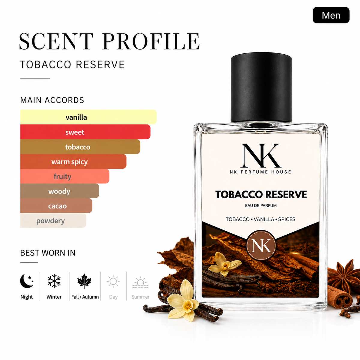 TOBACCO RESERVE inspired by Tobacco Vanille - EDP 50ml