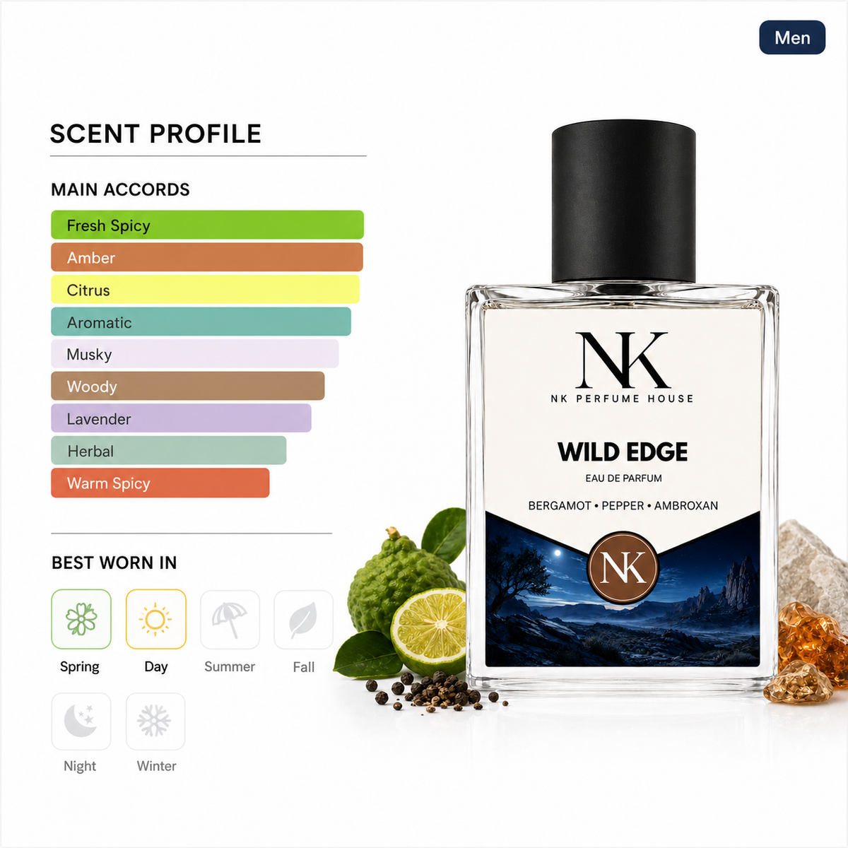 WILD EDGE inspired by Sauvage - EDP - 50ml